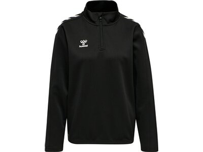HUMMEL Damen Sweatshirt hmlCORE XK HALF ZIP SWEAT WOMAN Schwarz
