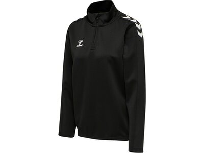 HUMMEL Damen Sweatshirt hmlCORE XK HALF ZIP SWEAT WOMAN Schwarz