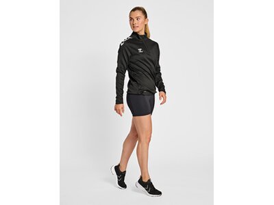 HUMMEL Damen Sweatshirt hmlCORE XK HALF ZIP SWEAT WOMAN Schwarz