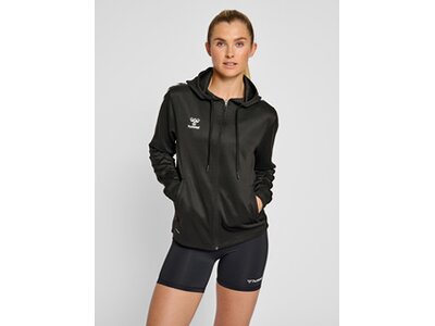 HUMMEL Female hmlCORE XK POLY ZIP HOOD SWEAT WOMAN Schwarz