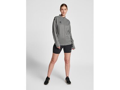 HUMMEL Female hmlCORE XK POLY ZIP SWEAT WOMAN Grau
