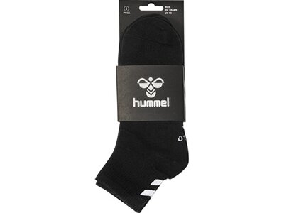 HUMMEL Herren hmlCHEVRON 6-PACK MID CUT SOCKS Schwarz