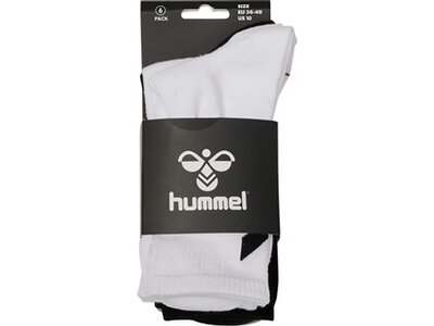 HUMMEL Herren hmlCHEVRON 6-PACK SOCKS Weiß 