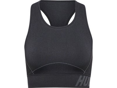 HUMMEL Damen BH hmlTE CHRISTEL SEAMLESS SPORTS TOP Schwarz