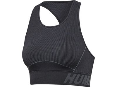 HUMMEL Damen BH hmlTE CHRISTEL SEAMLESS SPORTS TOP Schwarz