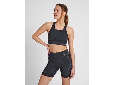 HUMMEL Damen BH hmlTE CHRISTEL SEAMLESS SPORTS TOP Schwarz