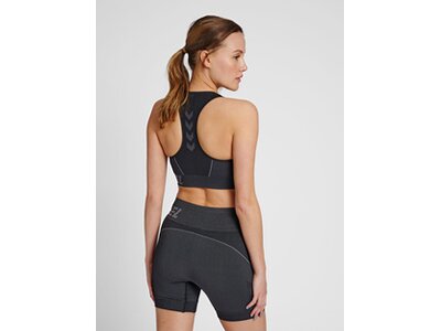 HUMMEL Damen BH hmlTE CHRISTEL SEAMLESS SPORTS TOP Schwarz