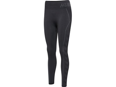 HUMMEL Damen Tight hmlTE CHRISTEL SEAMLESS MW TIGHTS Schwarz