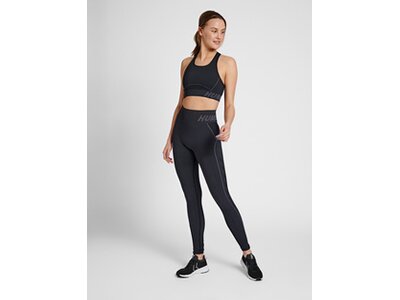 HUMMEL Damen Tight hmlTE CHRISTEL SEAMLESS MW TIGHTS Schwarz