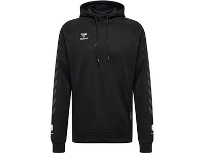 HUMMEL Herren Shirt hmlMOVE GRID COTTON HOODIE Schwarz