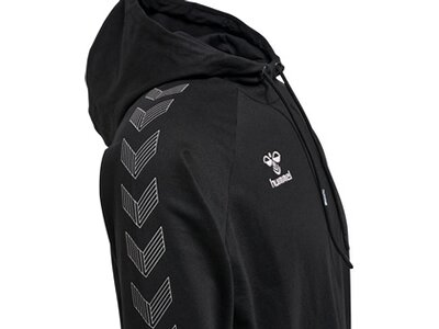 HUMMEL Herren Shirt hmlMOVE GRID COTTON HOODIE Schwarz