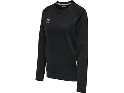 HUMMEL Damen Sweatshirt hmlMOVE GRID COT. SWEATSHIRT WOMAN Schwarz