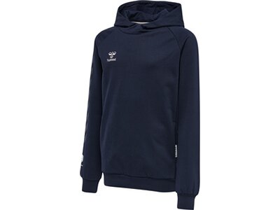 HUMMEL Kinder Sweatshirt hmlMOVE GRID COTTON HOODIE KIDS Blau