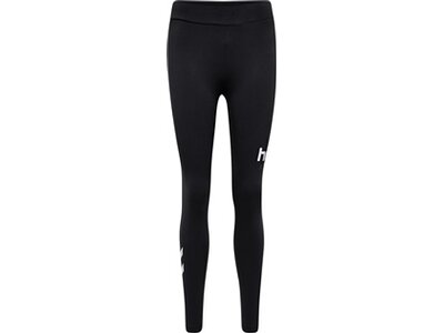 HUMMEL Damen Tight hmlLGC DAFFY COTTON MW TIGHTS Schwarz