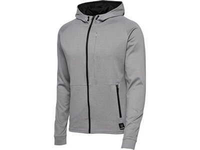 HUMMEL Herren Unterjacke hmlMT INTERVAL ZIP HOODIE Grau