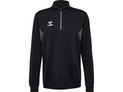 HUMMEL Herren Sweatshirt hmlAUTHENTIC HALF ZIP SWEAT Schwarz