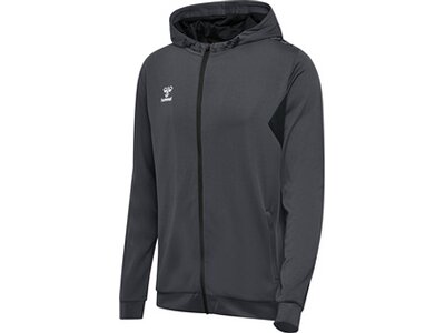 HUMMEL Herren Kapuzensweat hmlAUTHENTIC PL ZIP HOODIE Grau