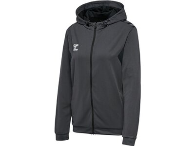 HUMMEL Damen Kapuzensweat hmlAUTHENTIC PL ZIP HOODIE WOMAN Grau