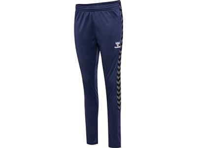 HUMMEL Damen Sporthose hmlAUTHENTIC TRAINING PANTS WOMAN Blau