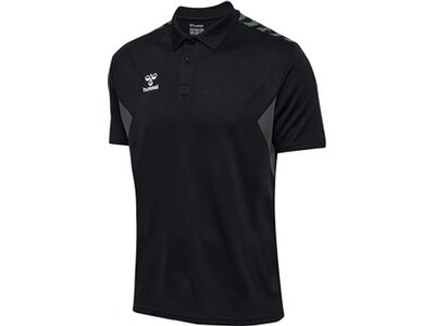 HUMMEL Herren Polo hmlAUTHENTIC FUNCTIONAL POLO Schwarz