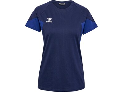 HUMMEL Damen Shirt hmlTRAVEL T-SHIRT S/S WOMAN Blau