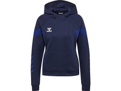 HUMMEL Damen Kapuzensweat hmlTRAVEL SWEAT HOODIE WOMAN Blau