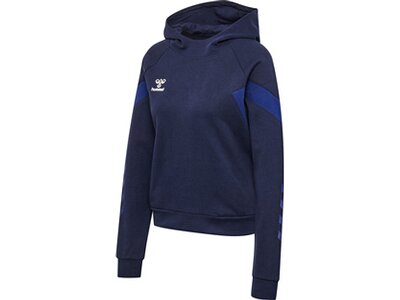 HUMMEL Damen Kapuzensweat hmlTRAVEL SWEAT HOODIE WOMAN Blau