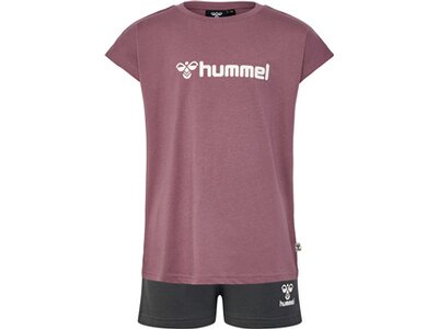 HUMMEL Kinder Anzug hmlNOVA SHORTS SET Lila