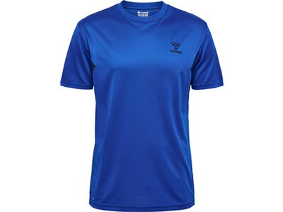 HUMMEL Herren Shirt hmlACTIVE PL JERSEY S/S Blau