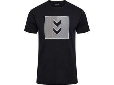 HUMMEL Herren Shirt hmlACTIVE STRIPE CO TEE S/S Schwarz