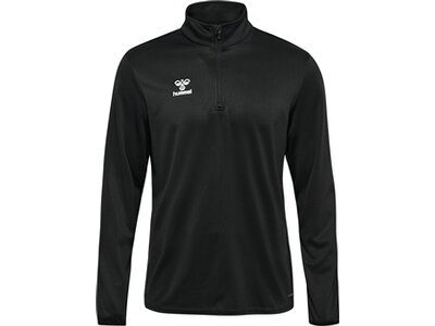 HUMMEL Herren Sweatshirt hmlESSENTIAL HALF-ZIP Schwarz
