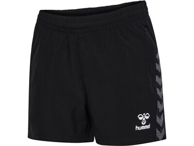 HUMMEL Damen Shorts hmlAUTHENTIC WOVEN SHORTS WOMAN Schwarz