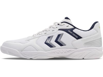 HUMMEL Herren Indoor-Schuhe COURT CONTROL II Weiß 