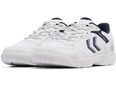 HUMMEL Herren Indoor-Schuhe COURT CONTROL II Weiß 