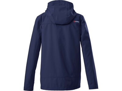 KILLTEC Kinder Softshell Jacke mit Kapuze Adjero Jr Blau