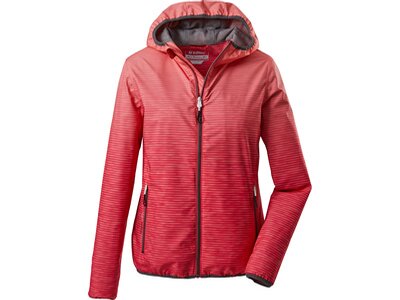 KILLTEC Damen Funktionsjacke mit Kapuze, packbar Trin WMN JCKT C Orange