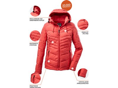 Damen Funktionsjacke KOW 149 WMN QLTD JCKT Rot