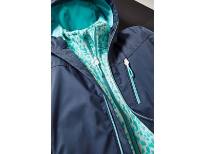 KILLTEC Kinder Softshell Jacke mit Kapuze KOS 54 GRLS SFTSHLL JCKT Blau