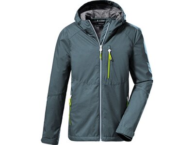 KILLTEC Kinder Softshell Jacke mit Kapuze KOS 61 BYS SFTSHLL JCKT Blau