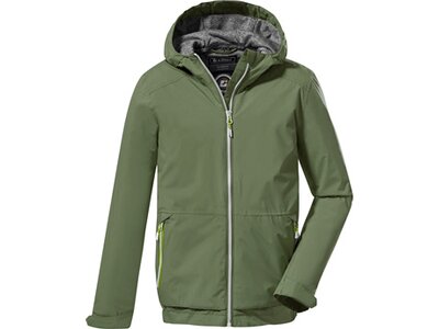 KILLTEC Kinder Funktionsjacke mit Kapuze KOS 74 BYS JCKT Grün