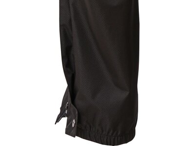 KILLTEC Herren Regenhose mit durchgehendem Reissverschluss, packbar KOS 20 MN PNTS Schwarz