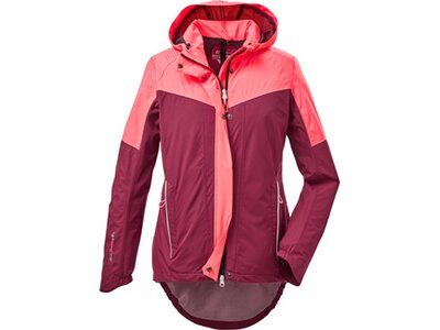 KILLTEC Damen Funktionsjacke mit Kapuze und Spritzschutz, packbar KOS 27 WMN JCKT Pink