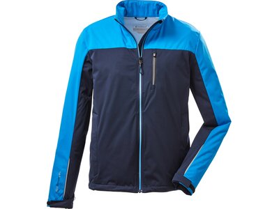 KILLTEC Herren Softshell Jacke mit Stehkragen, packbar KOS 30 MN SFTSHLL JCKT Blau