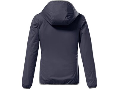 KILLTEC Kinder Softshell Jacke mit Kapuze, packbar KOS 164 GRLS SFTSHLL JCKT Blau