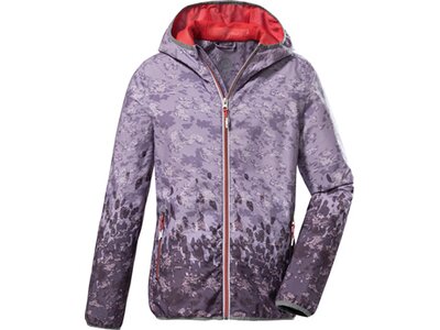 KILLTEC Kinder Funktionsjacke mit Kapuze, packbar KOS 165 GRLS JCKT Lila