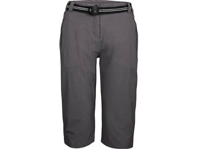 KILLTEC Damen Funktionscaprihose mit Gürtel KOS 148 WMN PNTS Grau