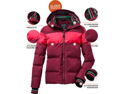 Kinder Funktionsjacke KOW 192 GRLS QLTD JCKT Lila
