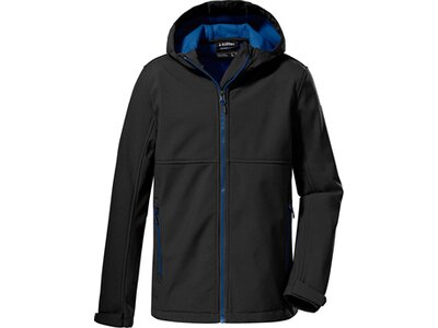 Kinder Funktionsjacke KOW 202 BYS SFTSHLL JCKT Schwarz