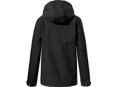 Kinder Funktionsjacke KOW 202 BYS SFTSHLL JCKT Schwarz