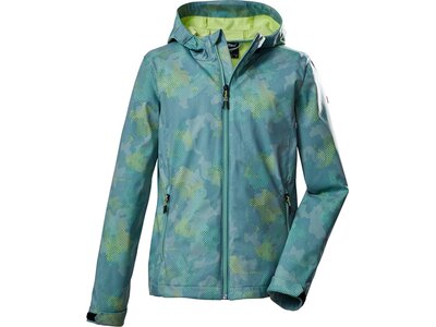 KILLTEC Kinder Funktionsjacke KOS 205 GRLS SFTSHLL JCKT Grün
